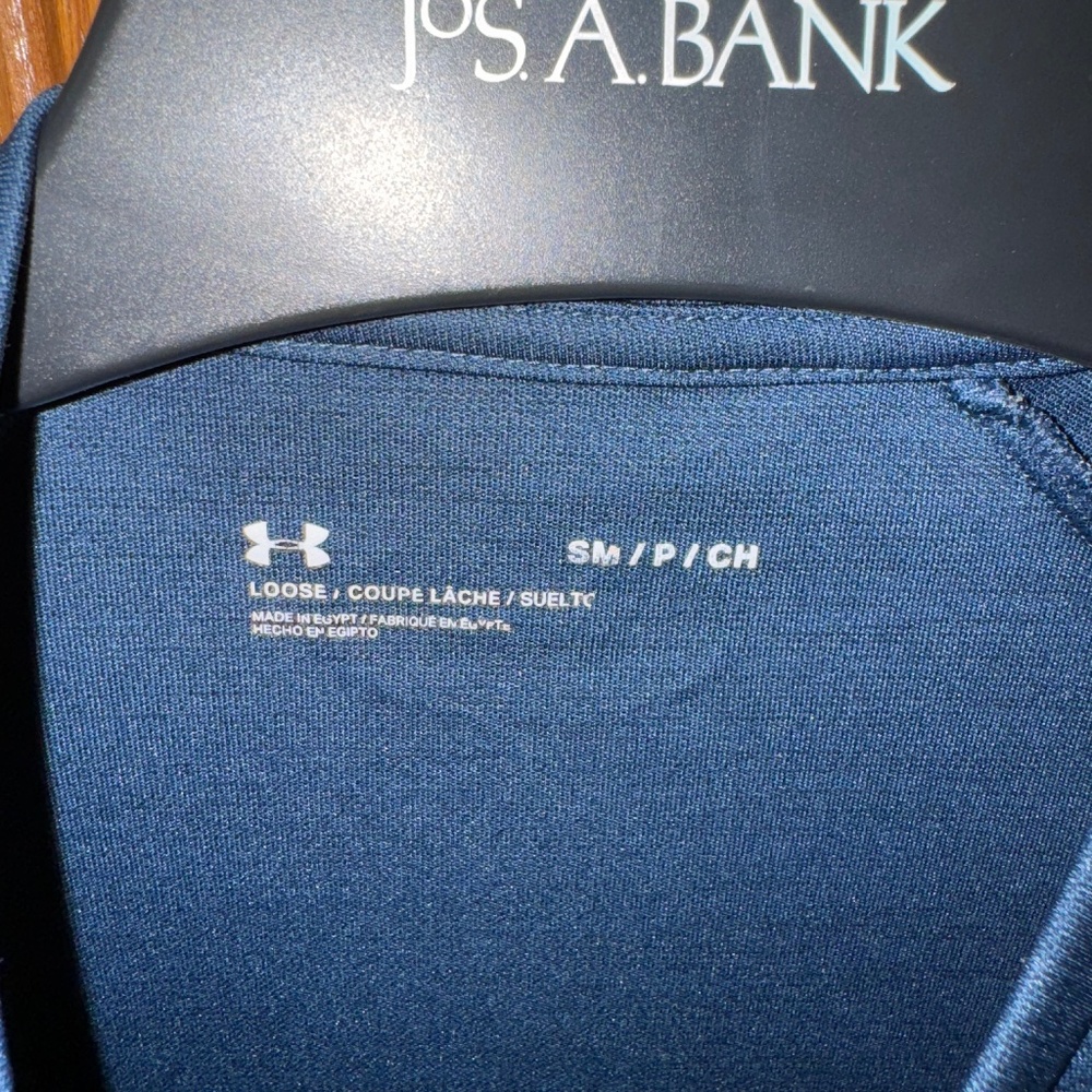 Under Armour Atheltic Mens T Shirt Navy Blue